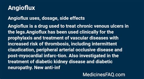 angioflux generic name|Angioflux: Uses, Dosage, Side Effects, FAQ .